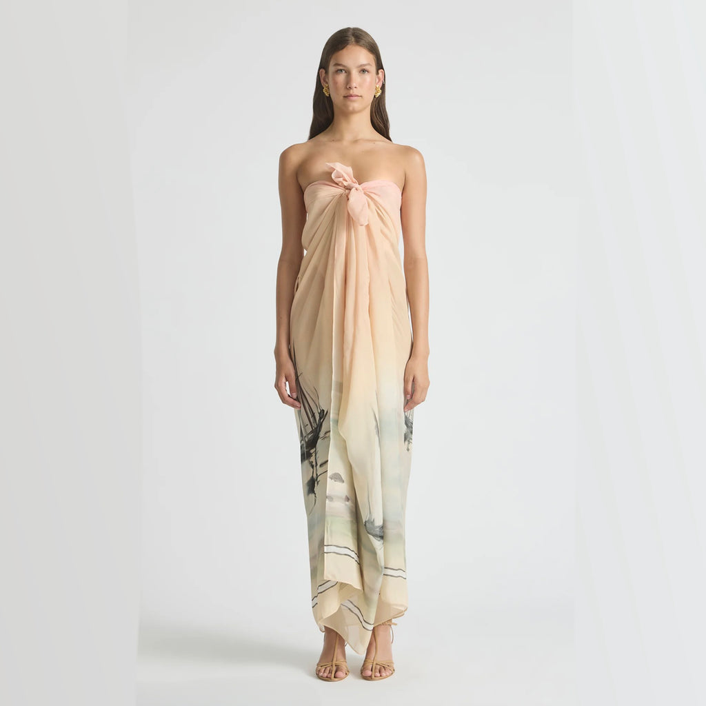 Antipodean Deep Water Kaftan in Sunset