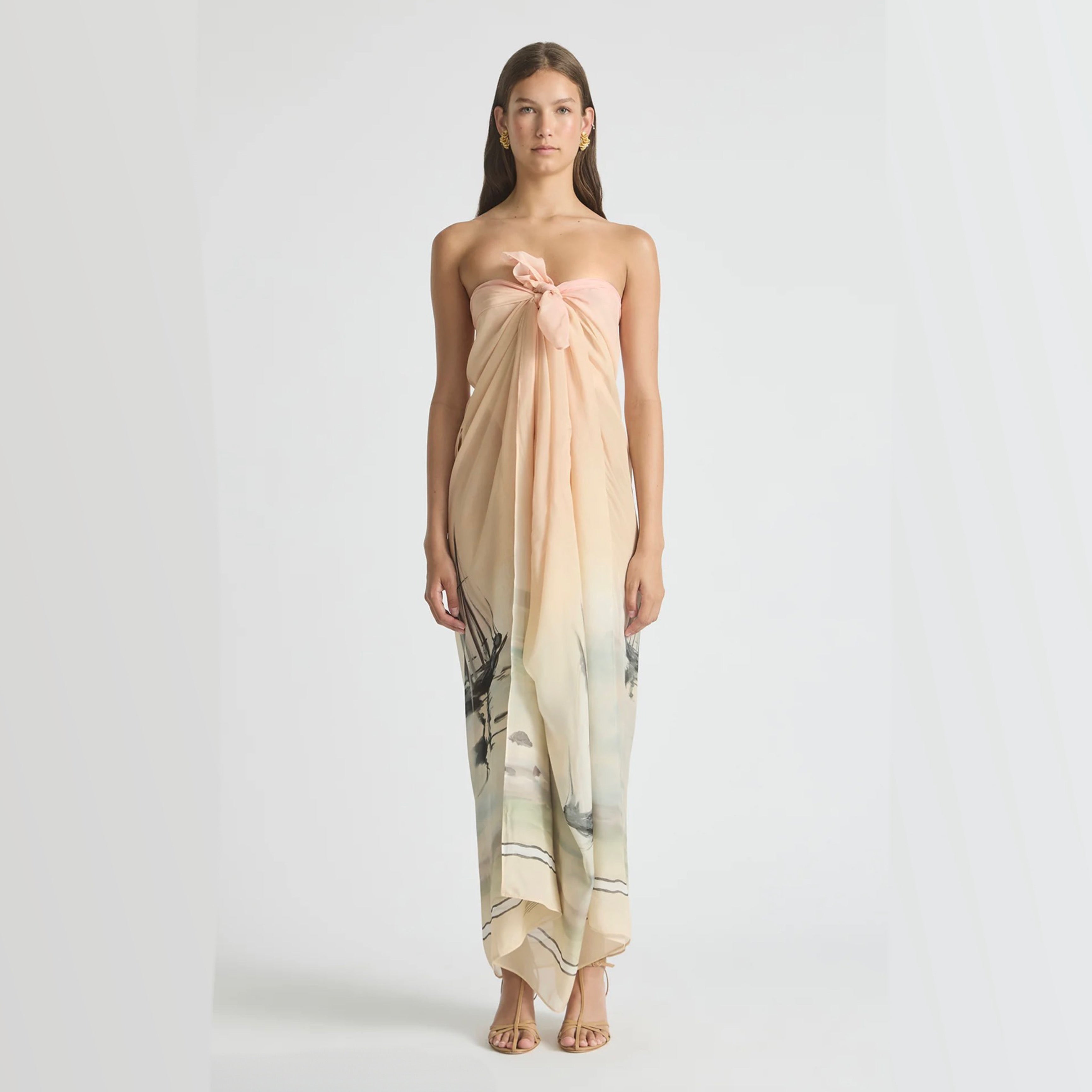 Antipodean Deep Water Kaftan in Sunset