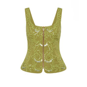 Antipodean - Oasis Body Top with Zip - Citron
