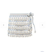 My Beachy Side Fleur Hand-Crocheted Skirt | Baby Blue