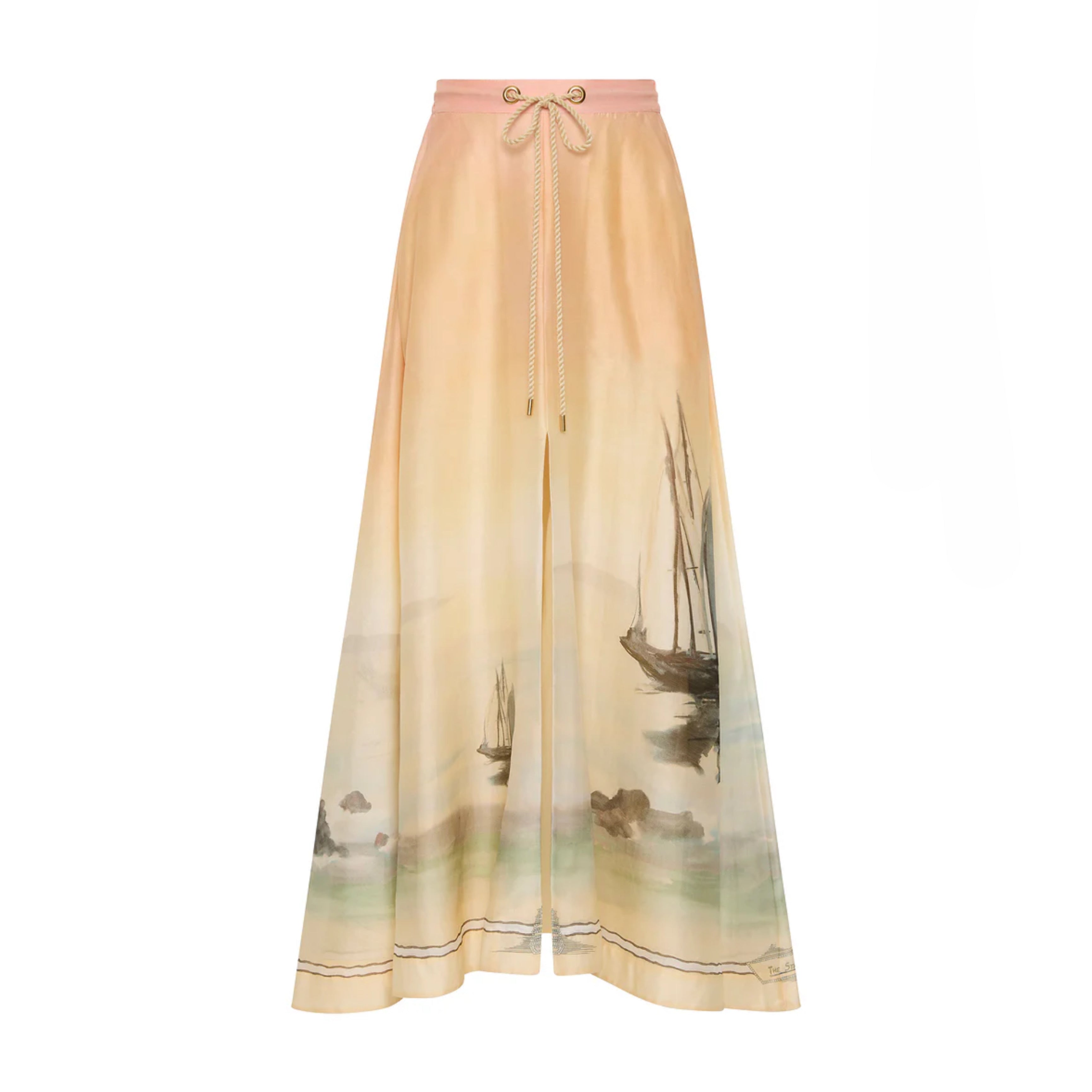 Antipodean Deep Water Parachute Maxi Skirt – Sunset