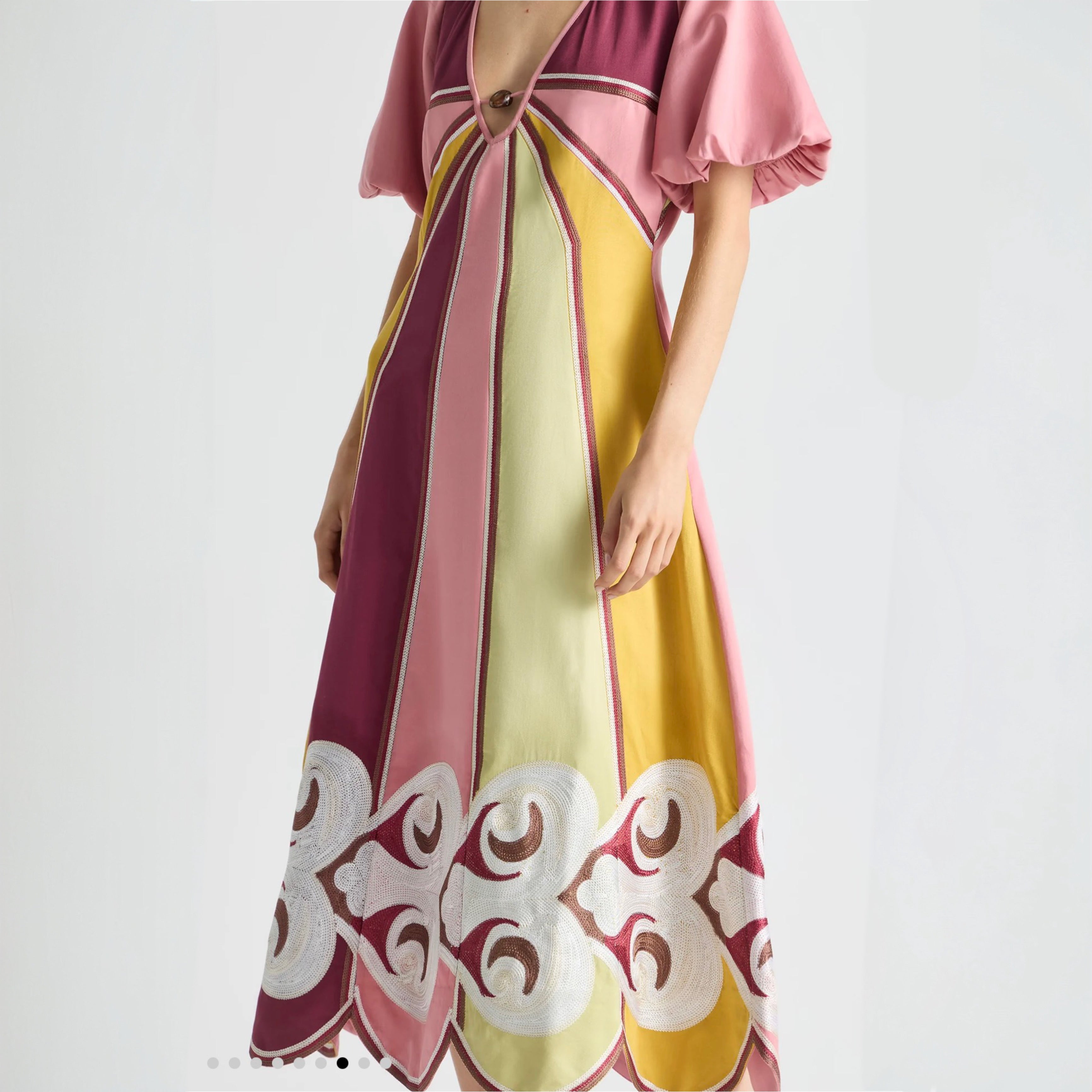 Antipodean - Twin Rivers Curve Panel Maxi Dress