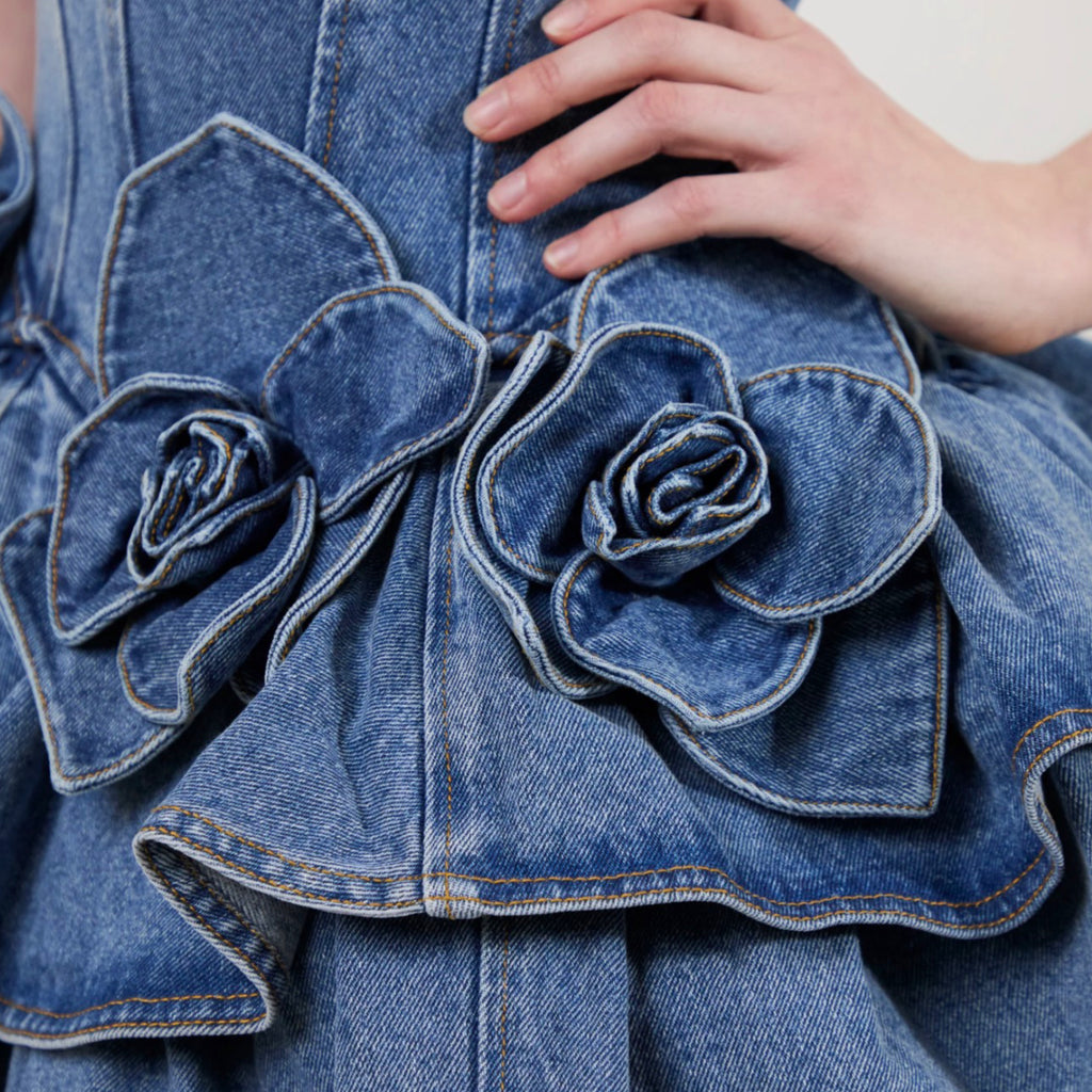 AKNVAS - The Devyn Saxe dress - Denim