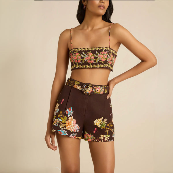 Hemant & Nandita Yuna Buckle Shorts