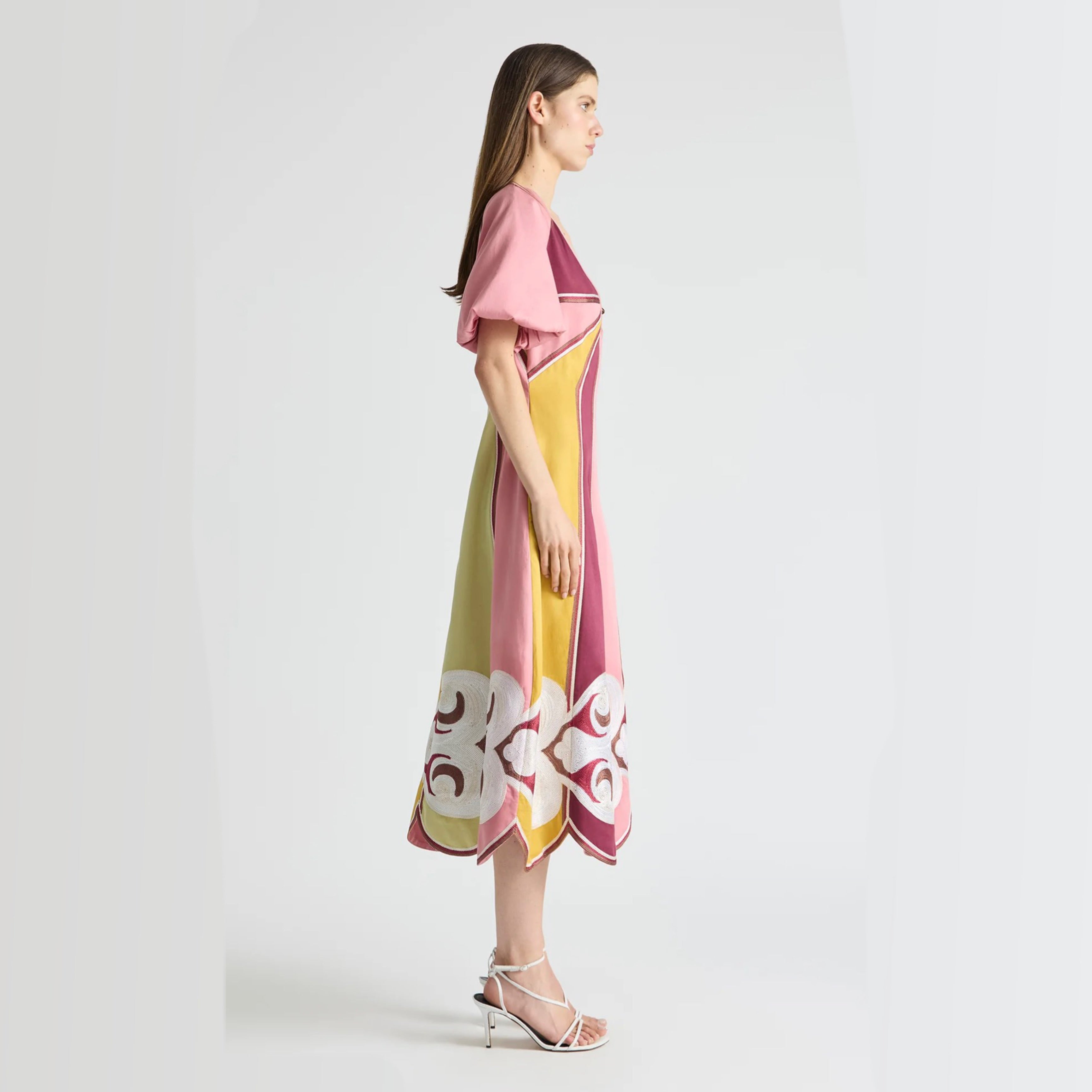 Antipodean - Twin Rivers Curve Panel Maxi Dress