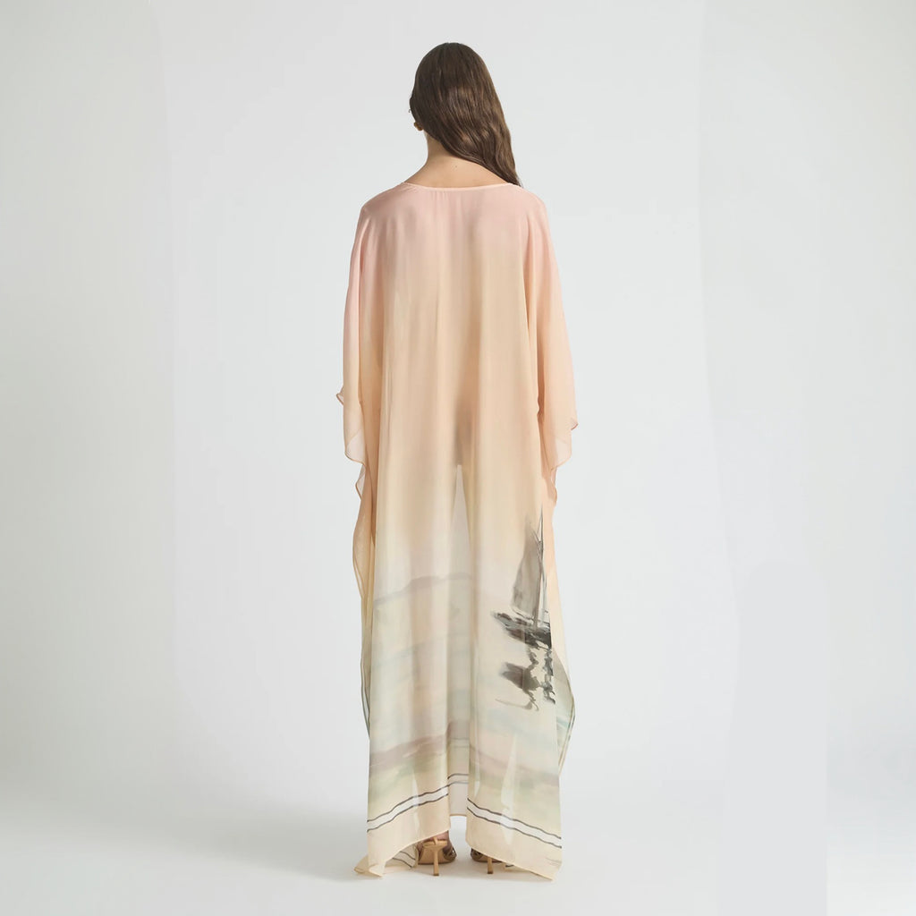 Antipodean Deep Water Kaftan in Sunset