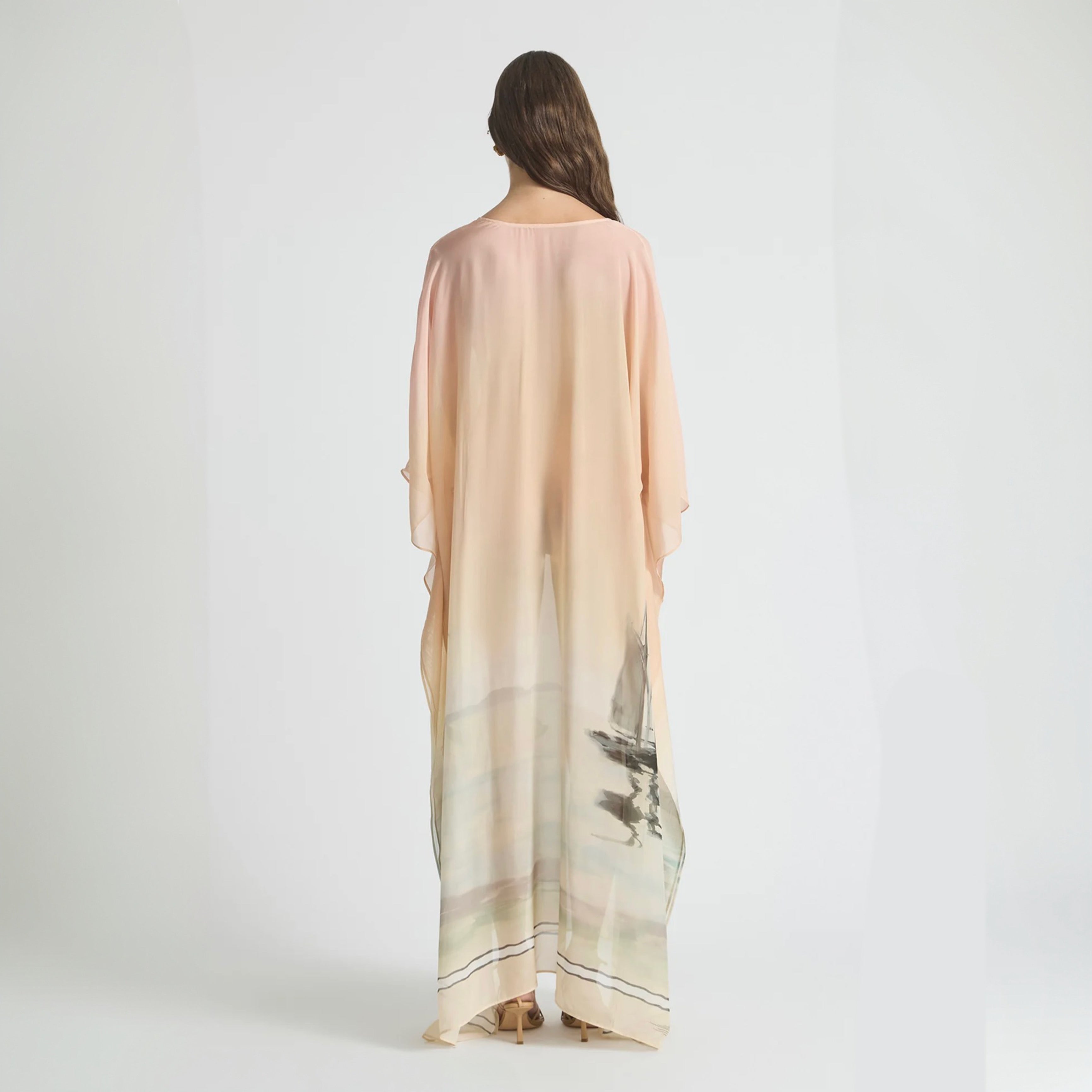 Antipodean Deep Water Kaftan in Sunset