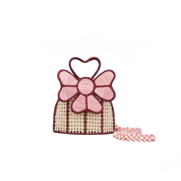 MERCEDES SALAZAR  Pink Floral Handbag