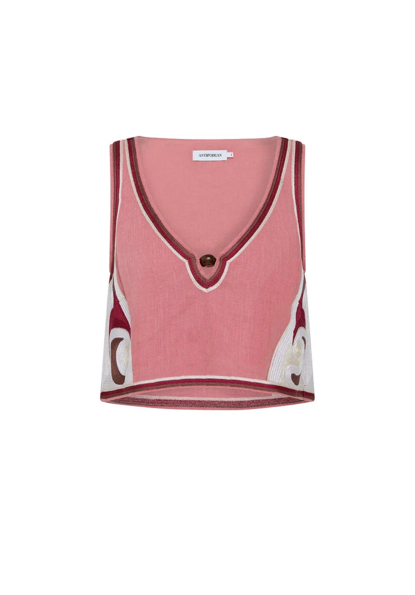 Antipodean - Twin Rivers Boxy Cami- Mauveglow (Copy)
