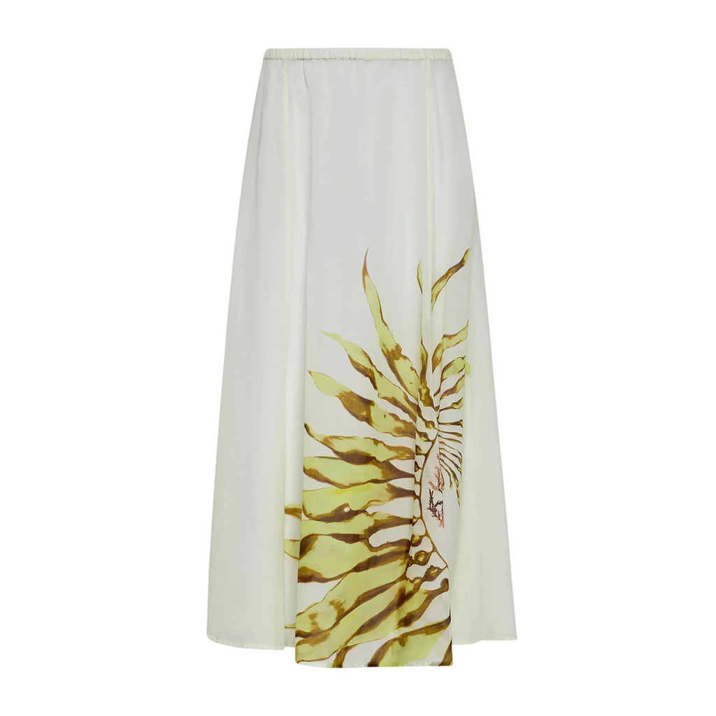 Antipodean Free Fall Micro-Mini with underskirt - Porcelain