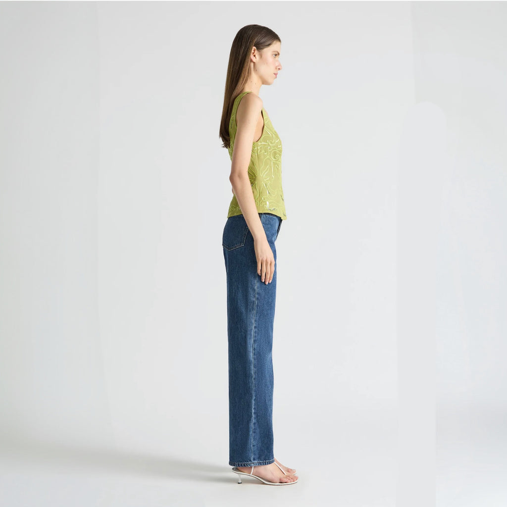 Antipodean - Oasis Body Top with Zip - Citron