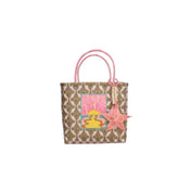 MERCEDES SALAZAR Take me to the Moon Handbag Small Bronze/Pink