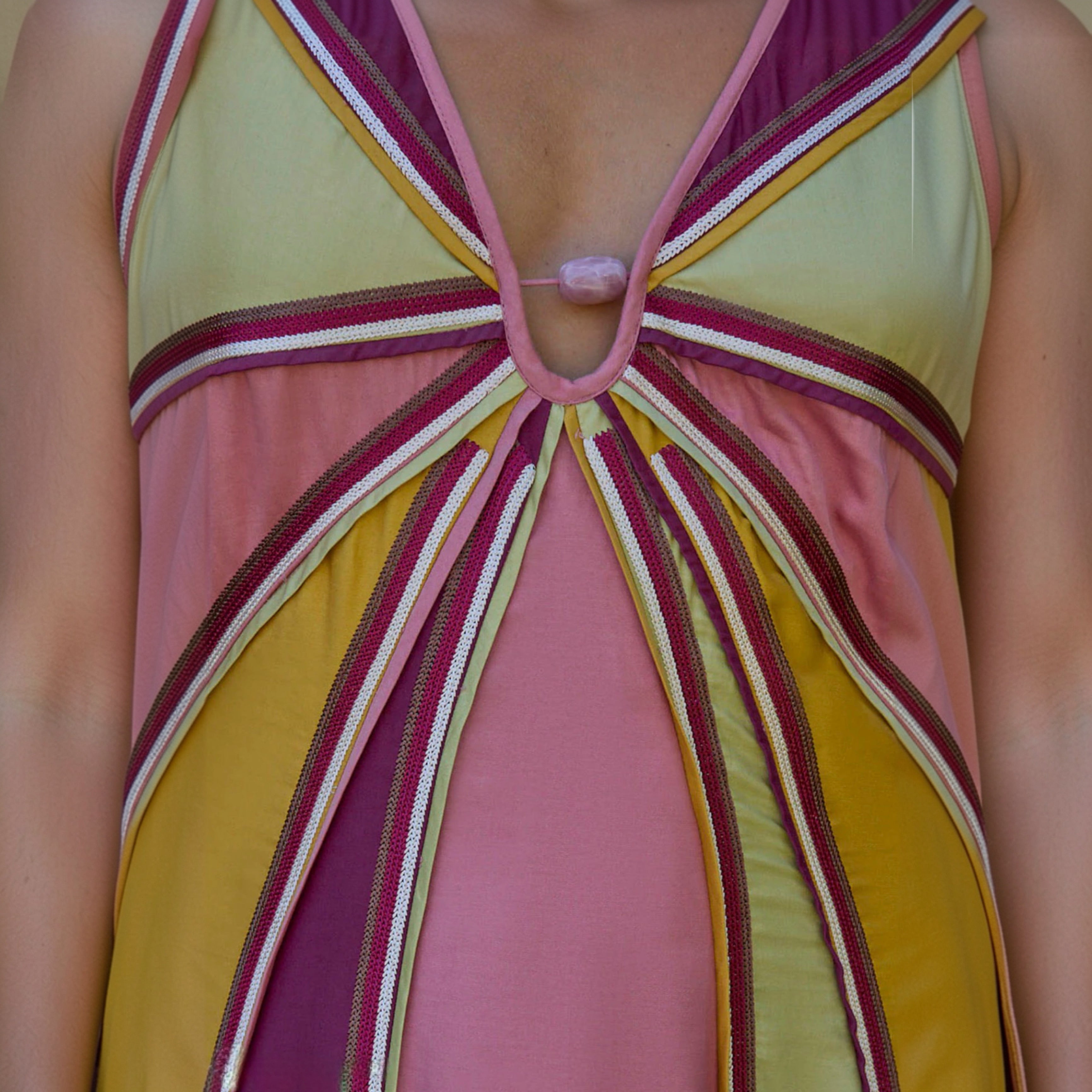 Antipodean - Twin Rivers Curve Panel Maxi Dress