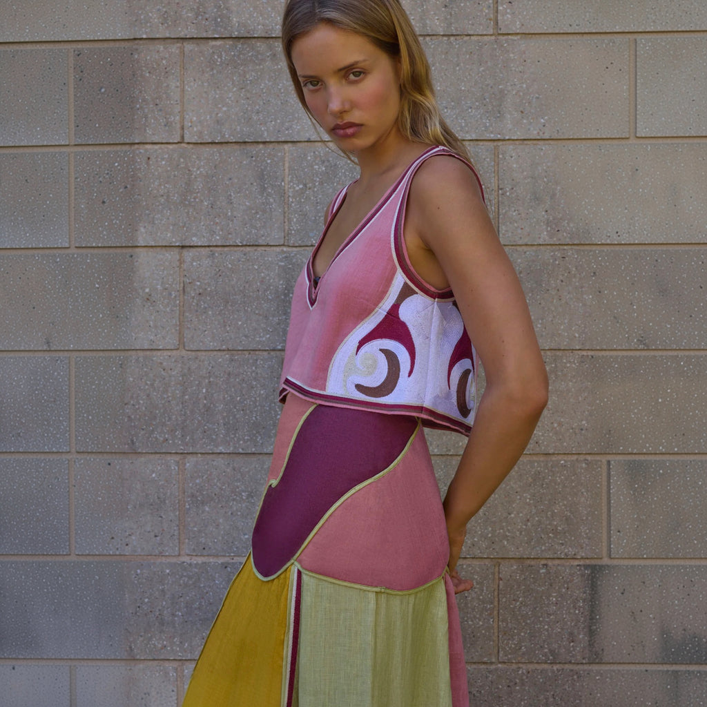 Antipodean - Twin Rivers Boxy Cami- Mauveglow (Copy)