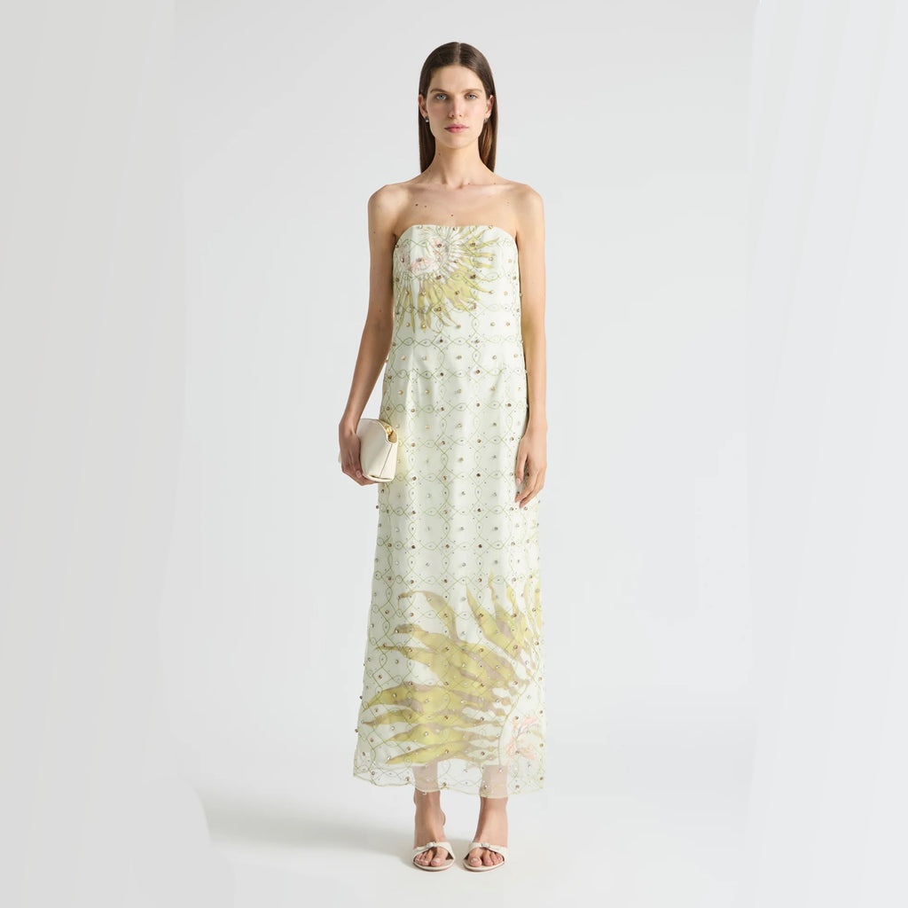 Antipodean Antipodean Freefall Structured Tube Dress - Porcelain
