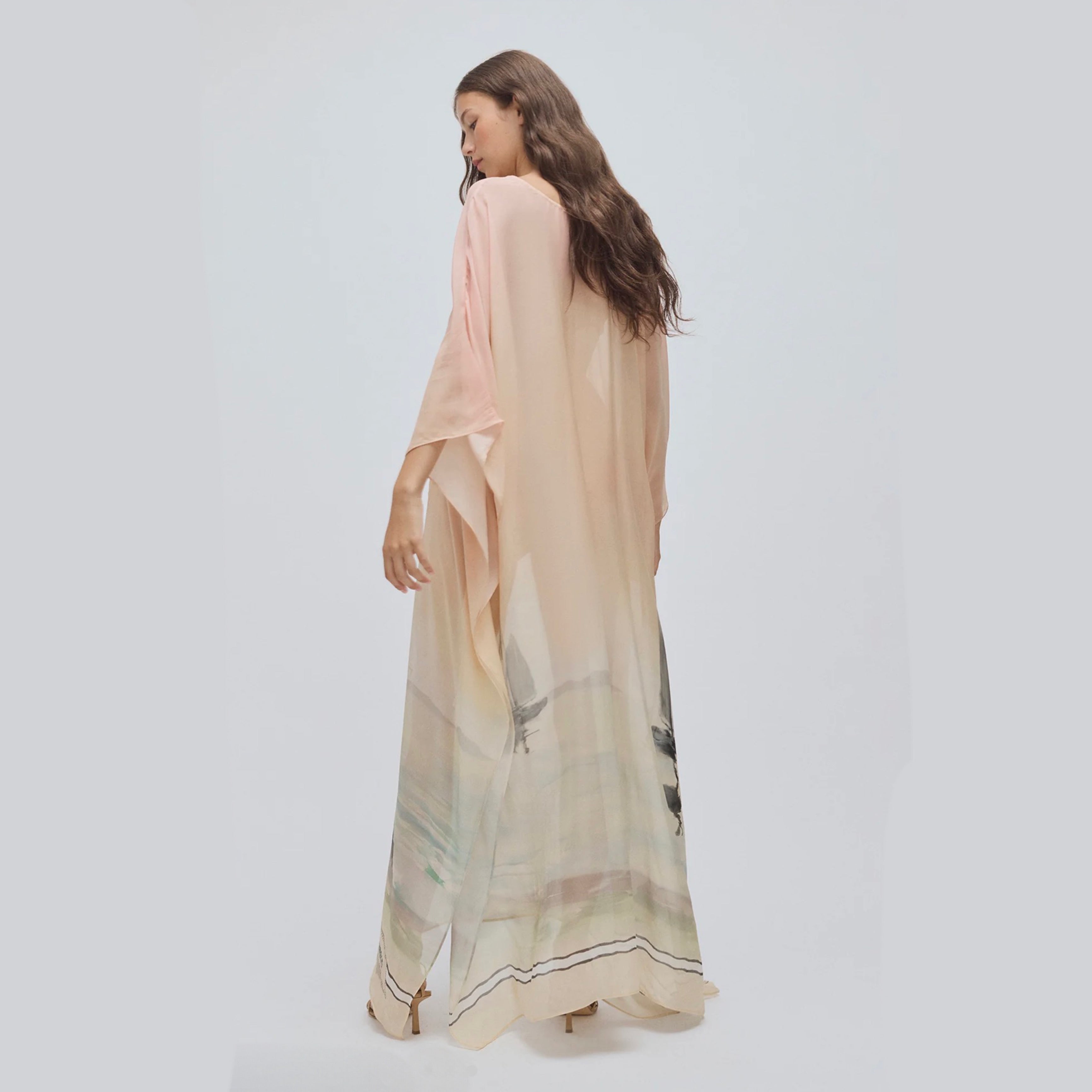 Antipodean Deep Water Kaftan in Sunset
