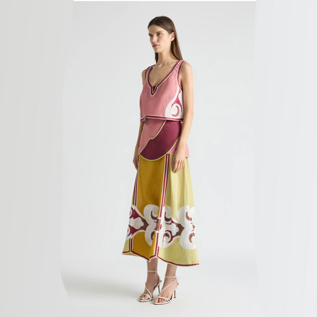 Antipodean - Twin Rivers Boxy Cami- Mauveglow (Copy)