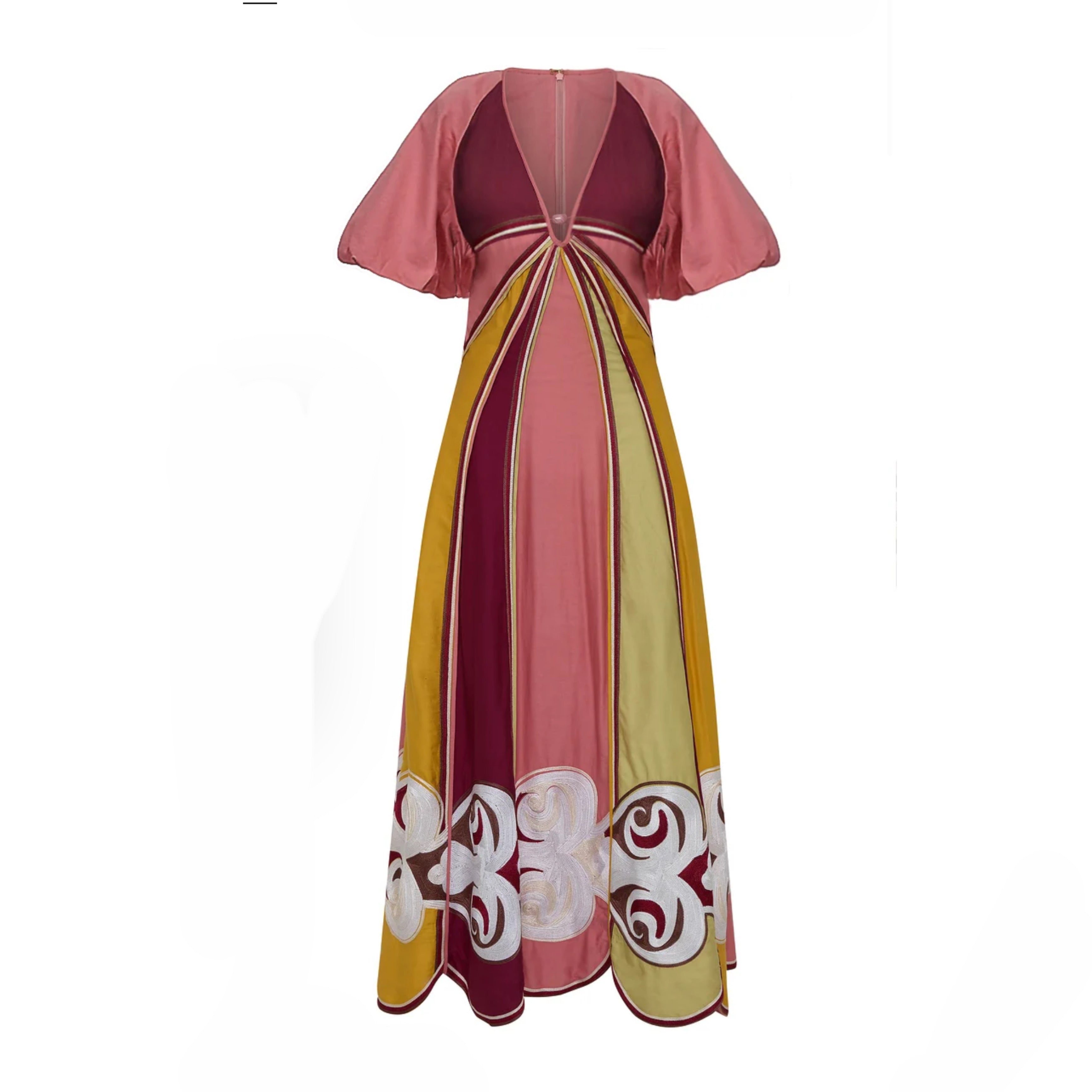 Antipodean - Twin Rivers Curve Panel Maxi Dress