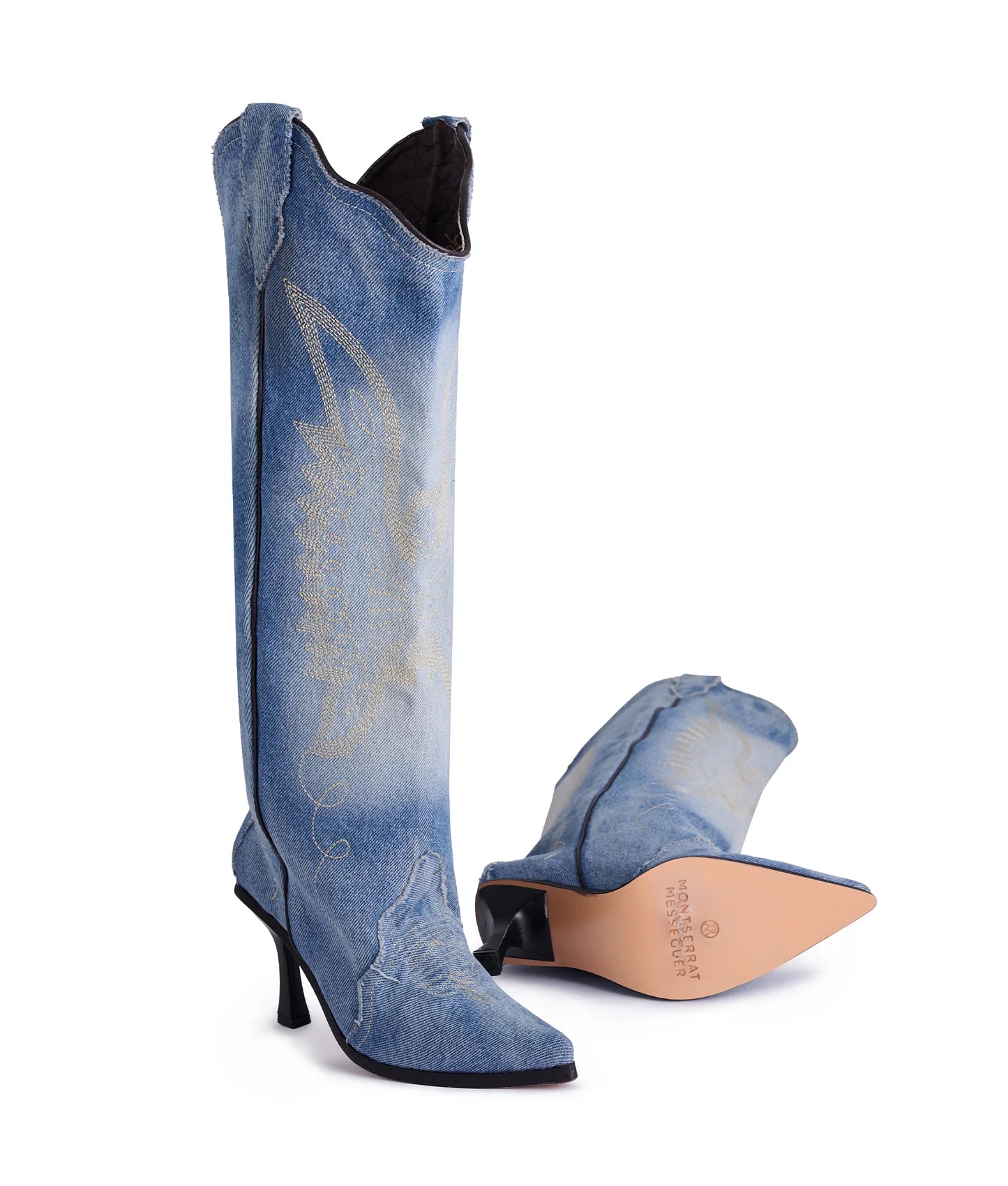 Jornada Stiletto Denim Boots
