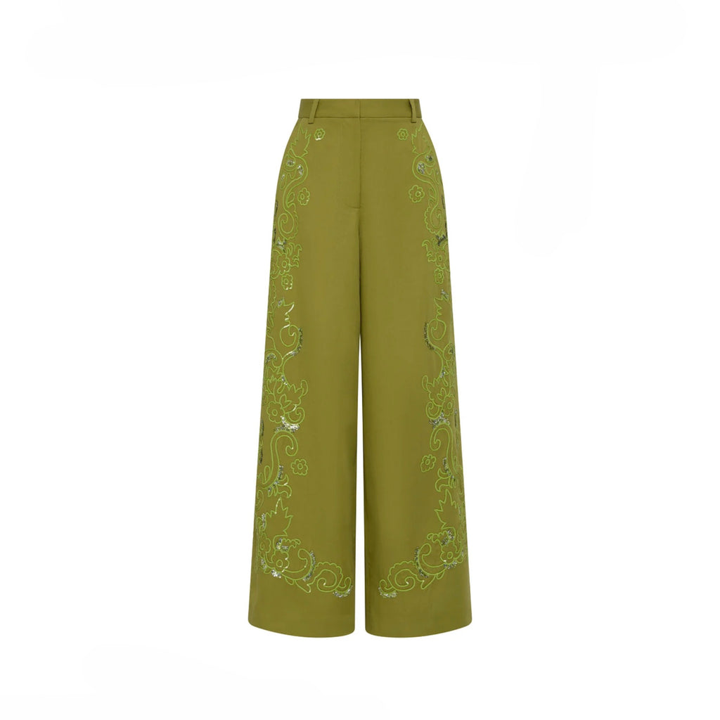 Antipodean - Oasis Relaxed Tailored Pants - Citron