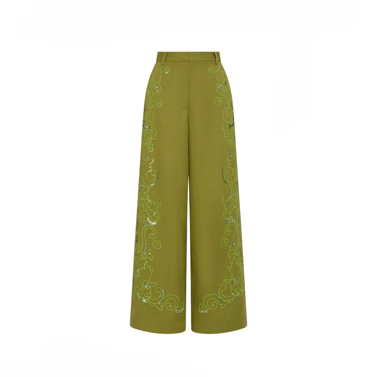 Antipodean - Oasis Relaxed Tailored Pants - Citron