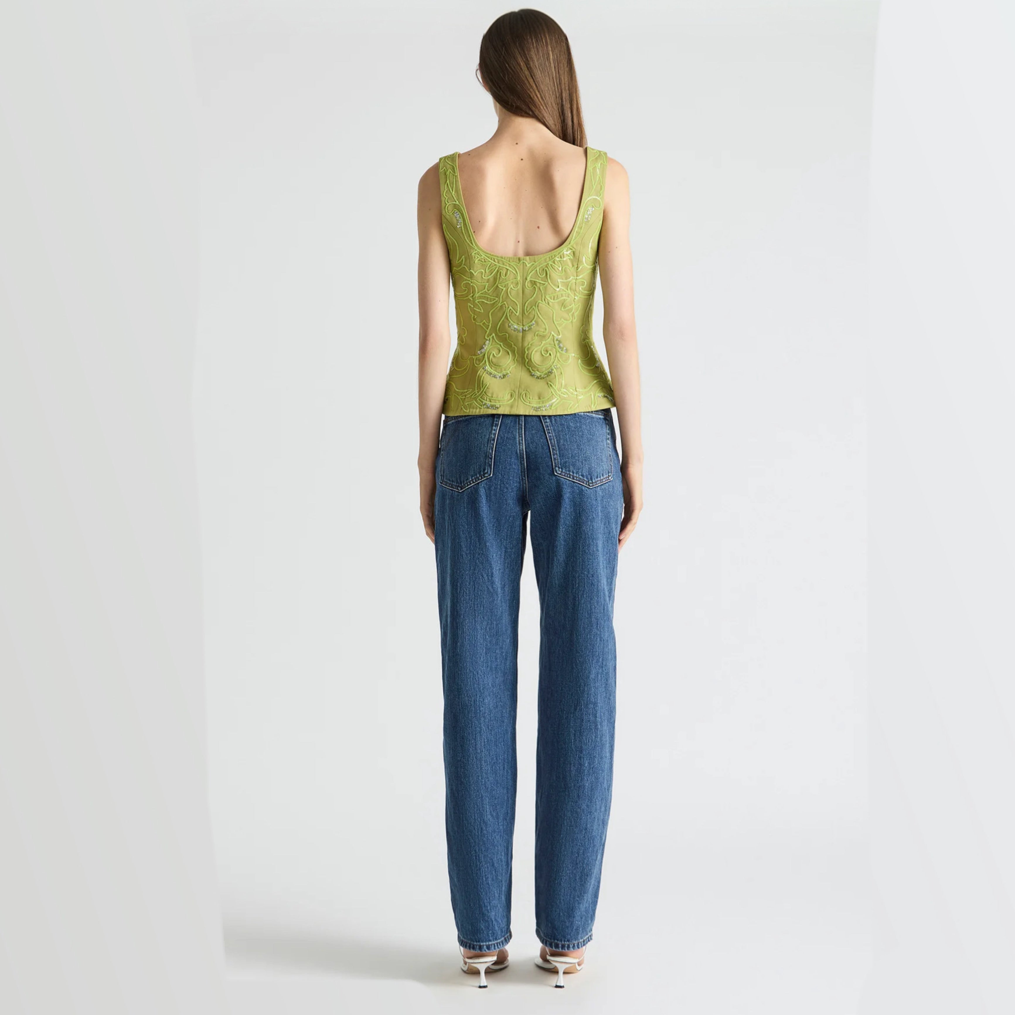 Antipodean - Oasis Body Top with Zip - Citron