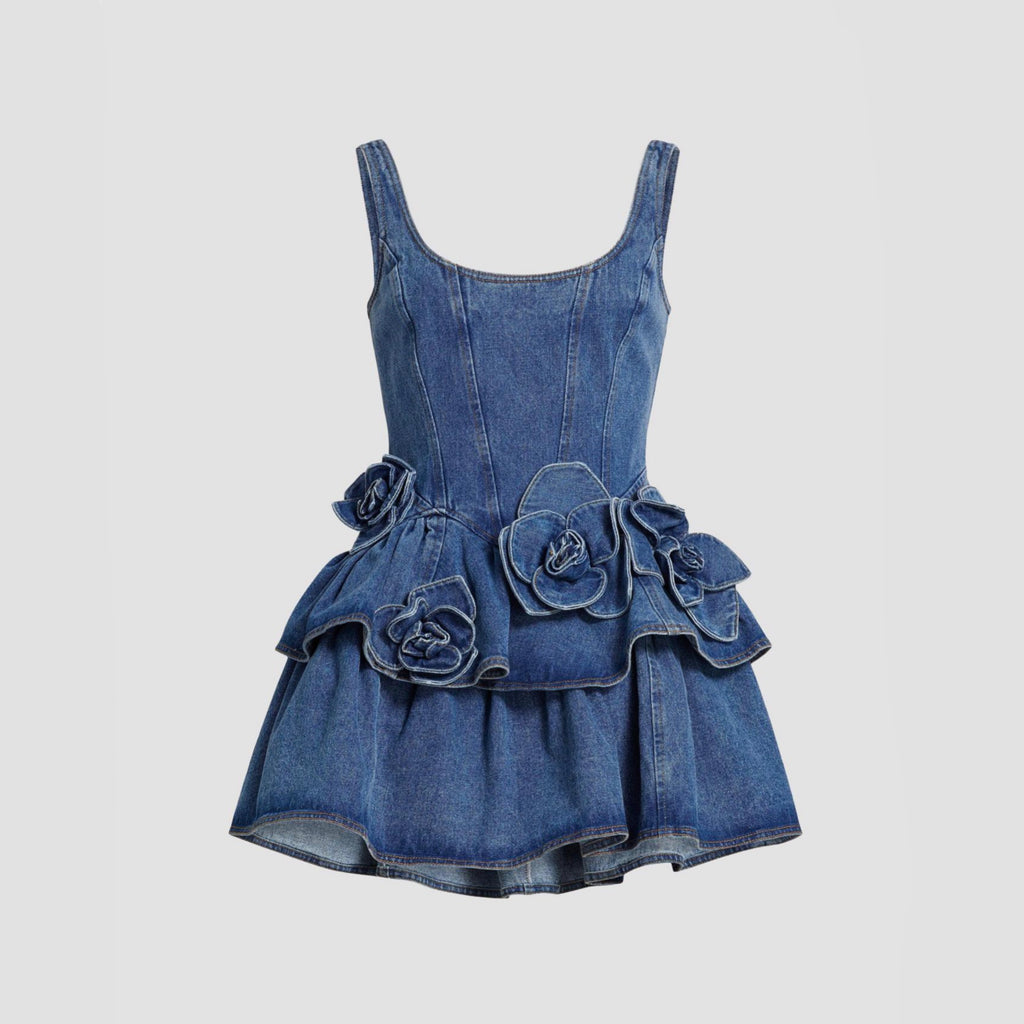 AKNVAS - The Devyn Saxe dress - Denim