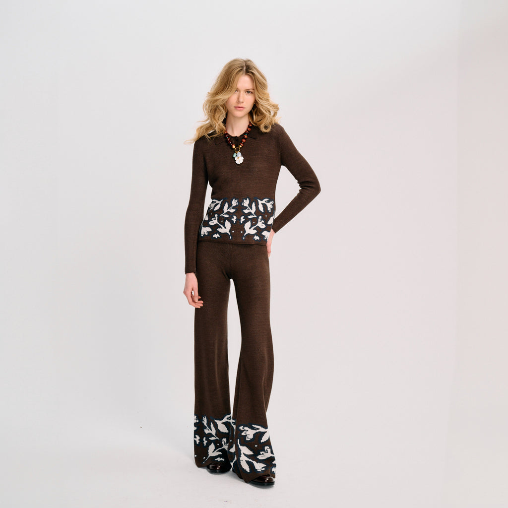 Carolina K Hipico Top | Dark Brown