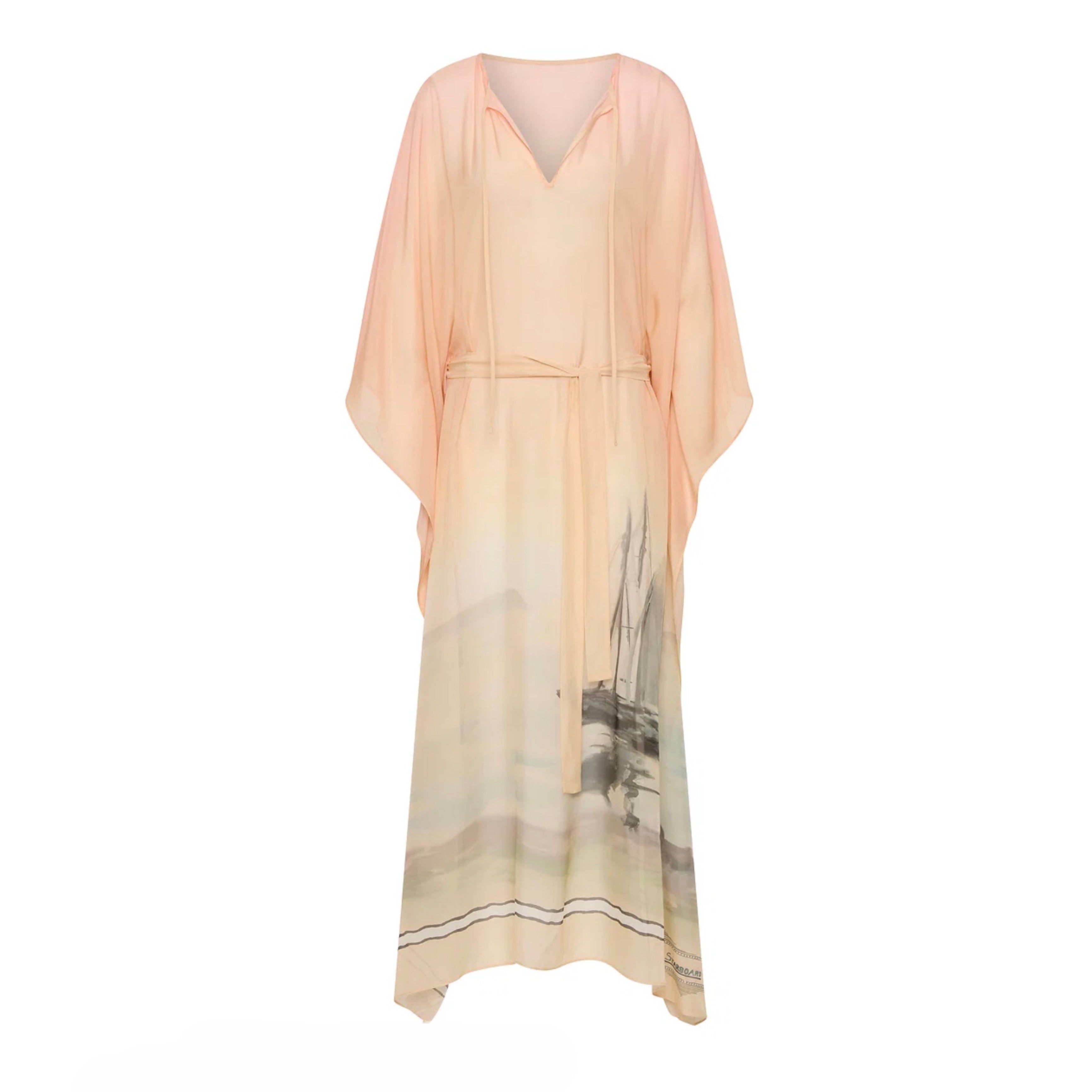 Antipodean Deep Water Kaftan in Sunset