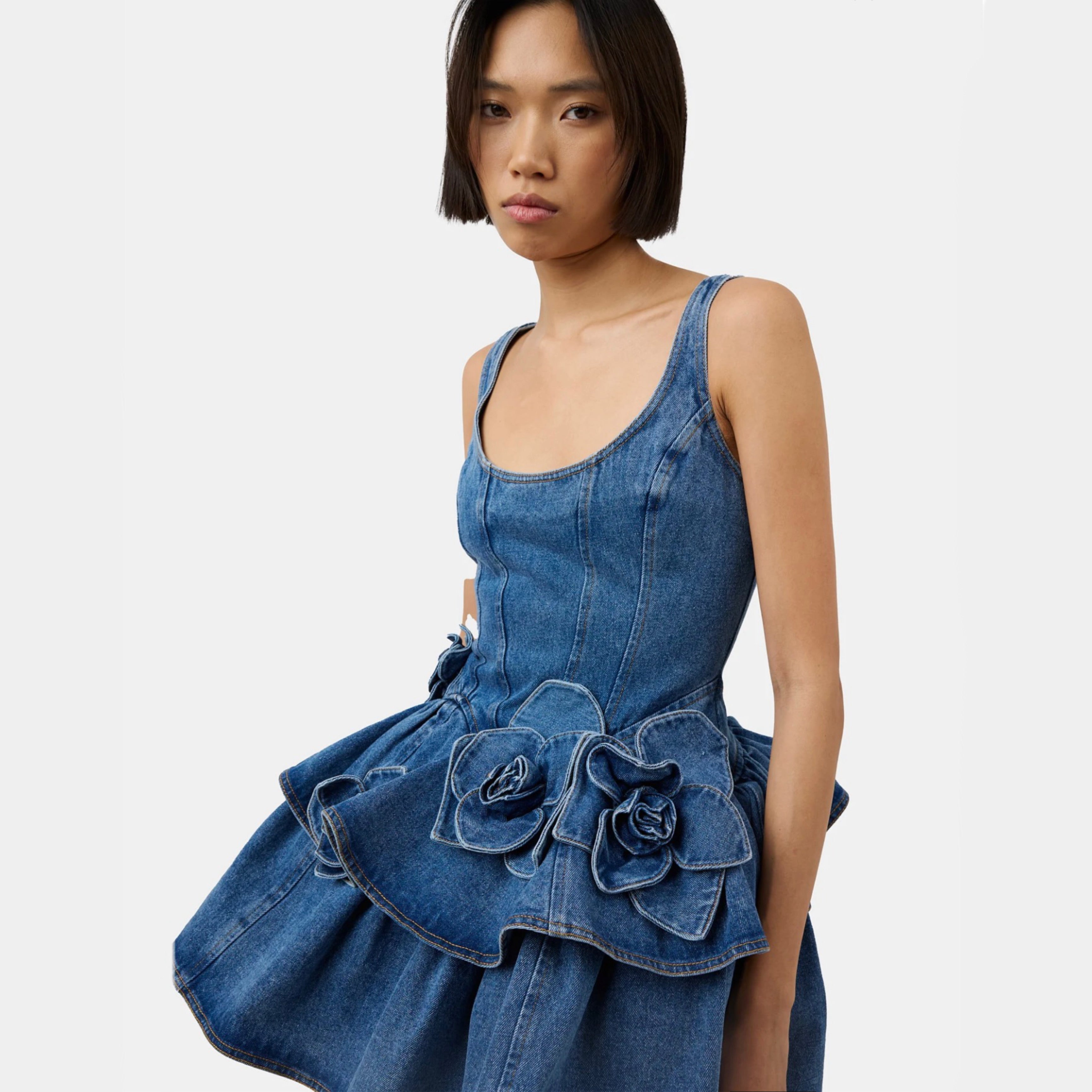 AKNVAS - The Devyn Saxe dress - Denim