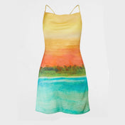 Donde Esteban | Formentera Silk Mini Dress