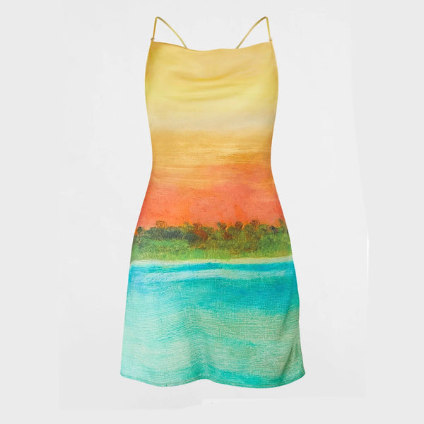 Donde Esteban | Formentera Silk Mini Dress