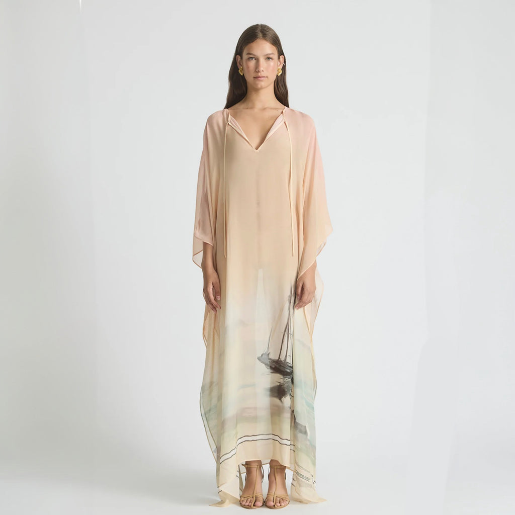 Antipodean Deep Water Kaftan in Sunset