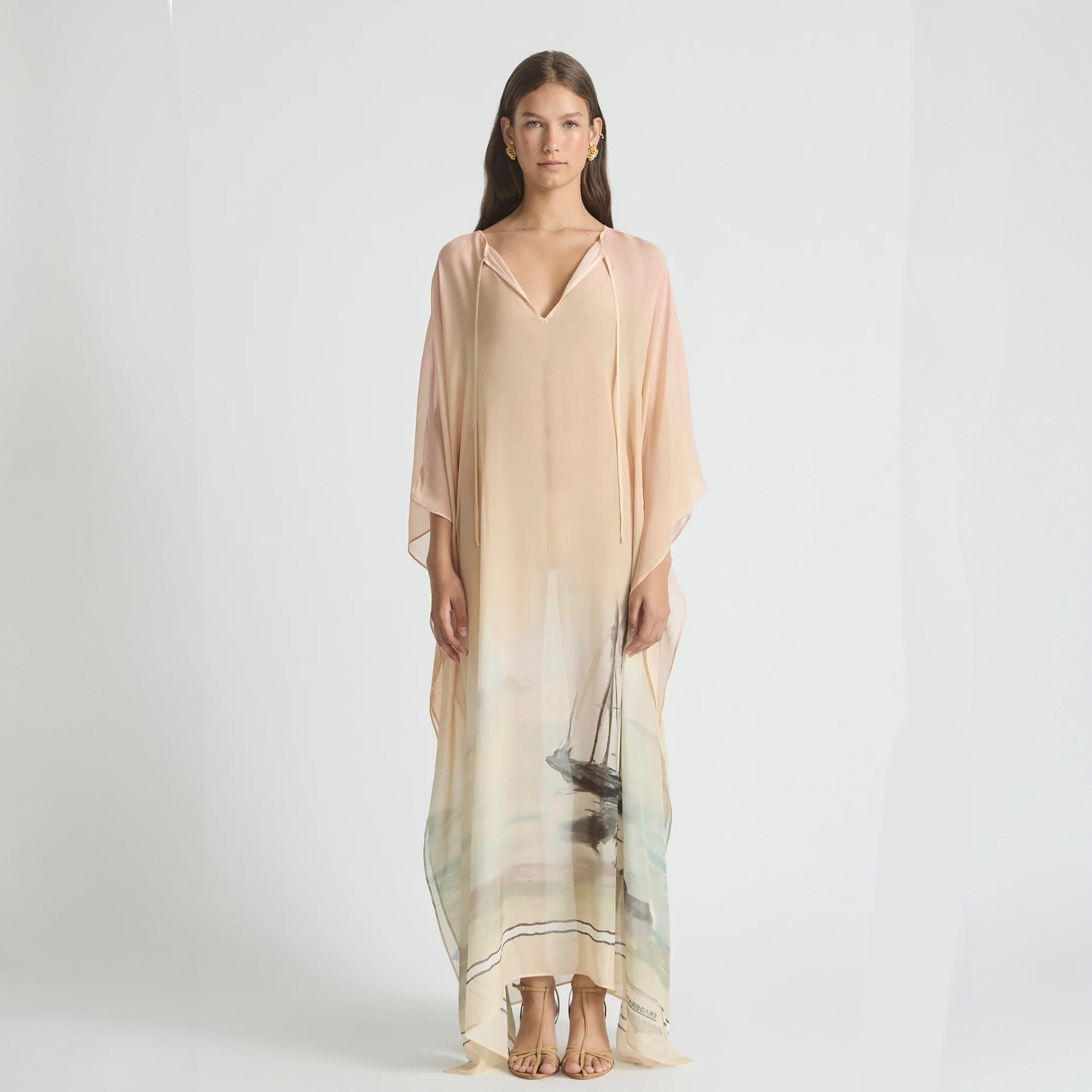 Antipodean Deep Water Kaftan in Sunset