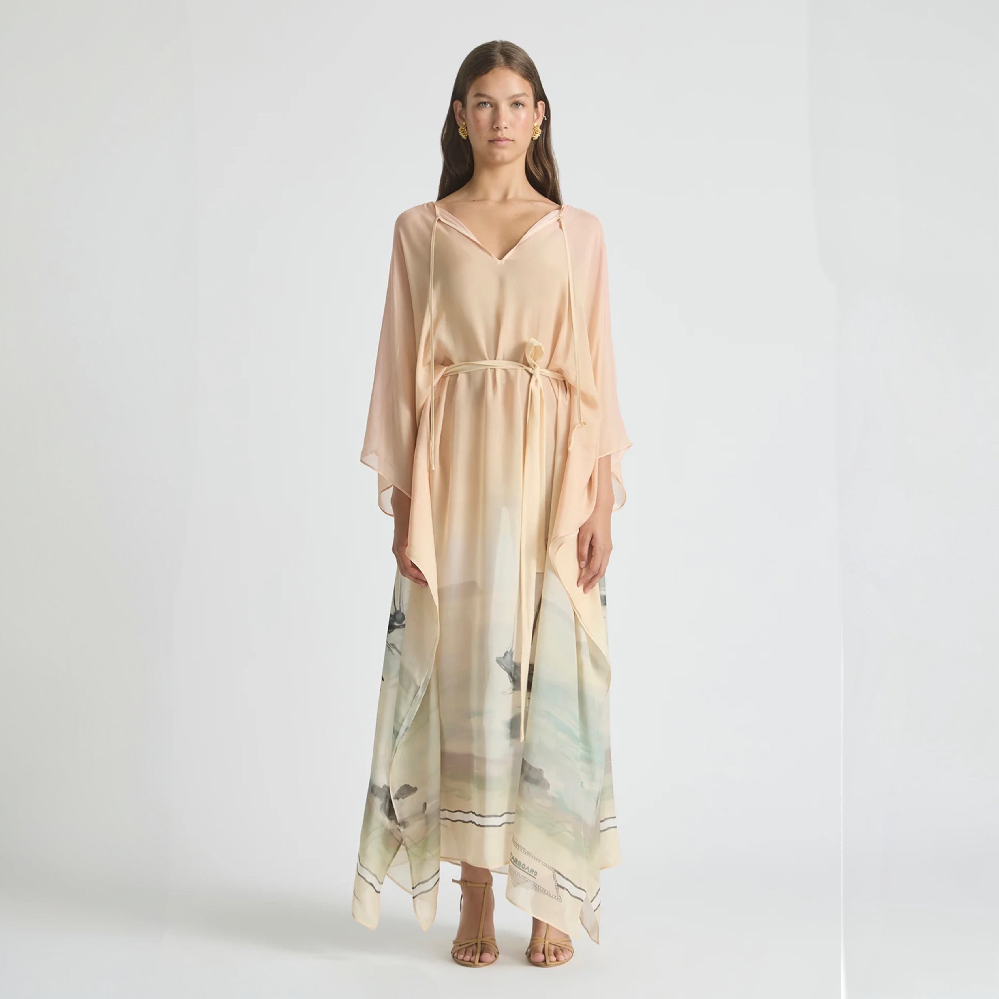 Antipodean Deep Water Kaftan in Sunset