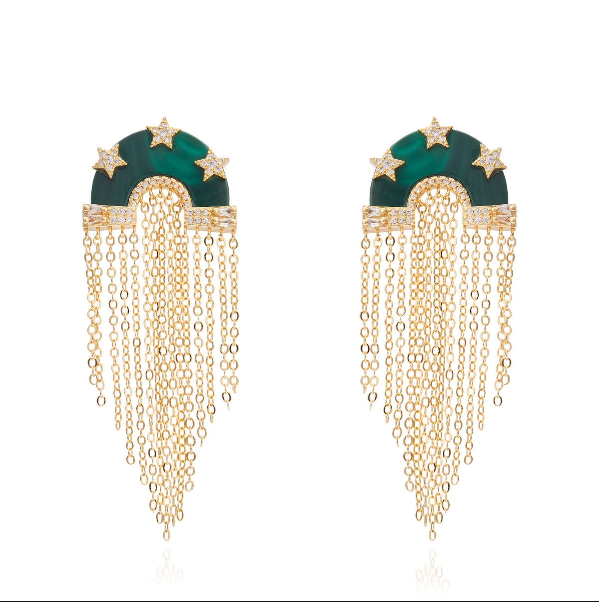 Miranda Fringe Malachite