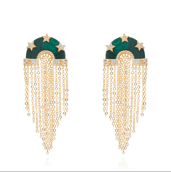Miranda Fringe Malachite