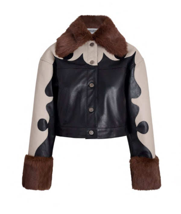 Forastera Jacket Bone/Brown – Montserrat Messeguer