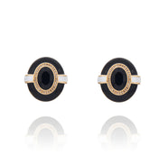 Duomo Black Crystal Earrings