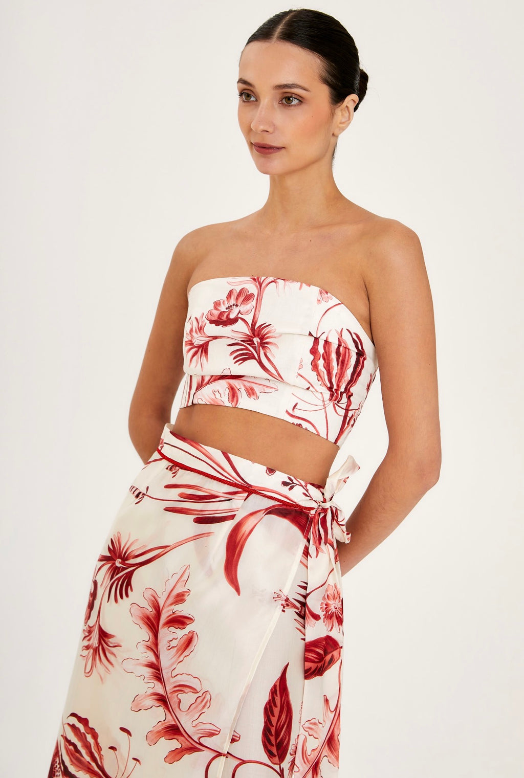 Bustier Top Rouge