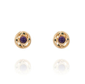 Galeria Stud Earrings Amethyst