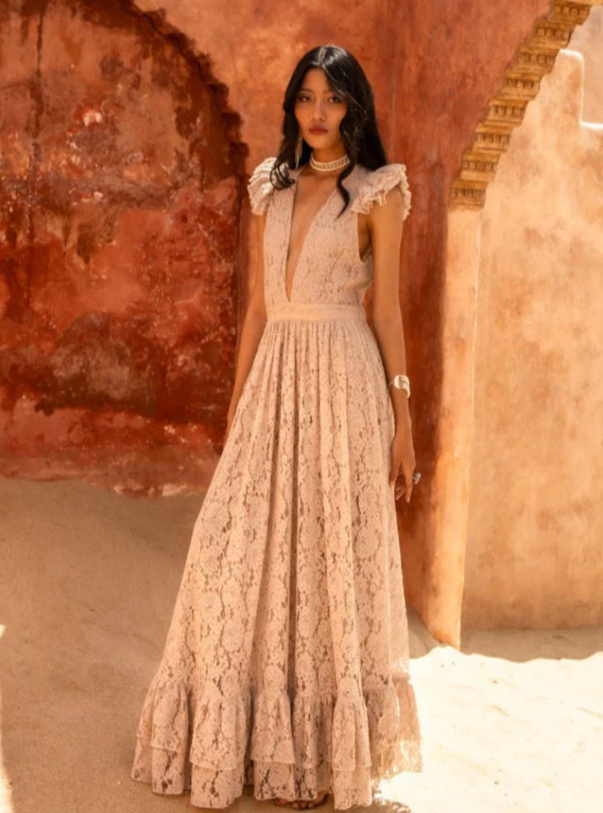 Mónica Maxi Dress – Erika Peña