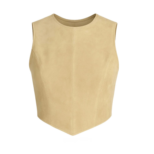 ZUT Sam Top | Butter Suede Sleeveless Top