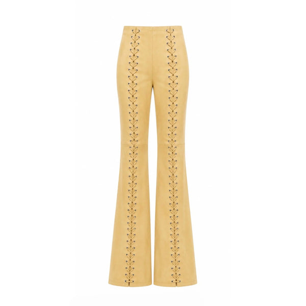 ZUT Sierra Pant | Butter Suede Lace-Up Trousers