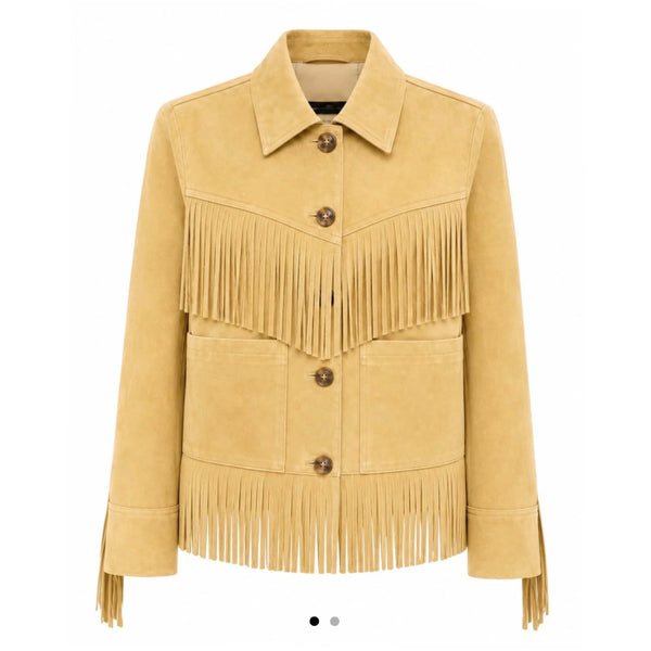 ZUT Sierra Jacket | Butter Suede Fringe Jacket