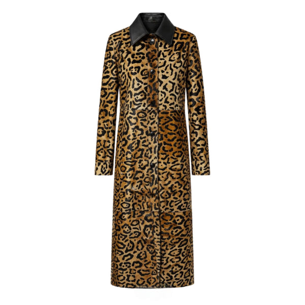 ZUT Leopard Coat | Leopard Print Pony Hair Coat