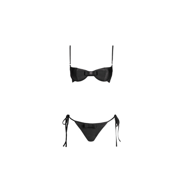 ISABEL BEACHWEAR ELLEN BALCONETTE BLACK