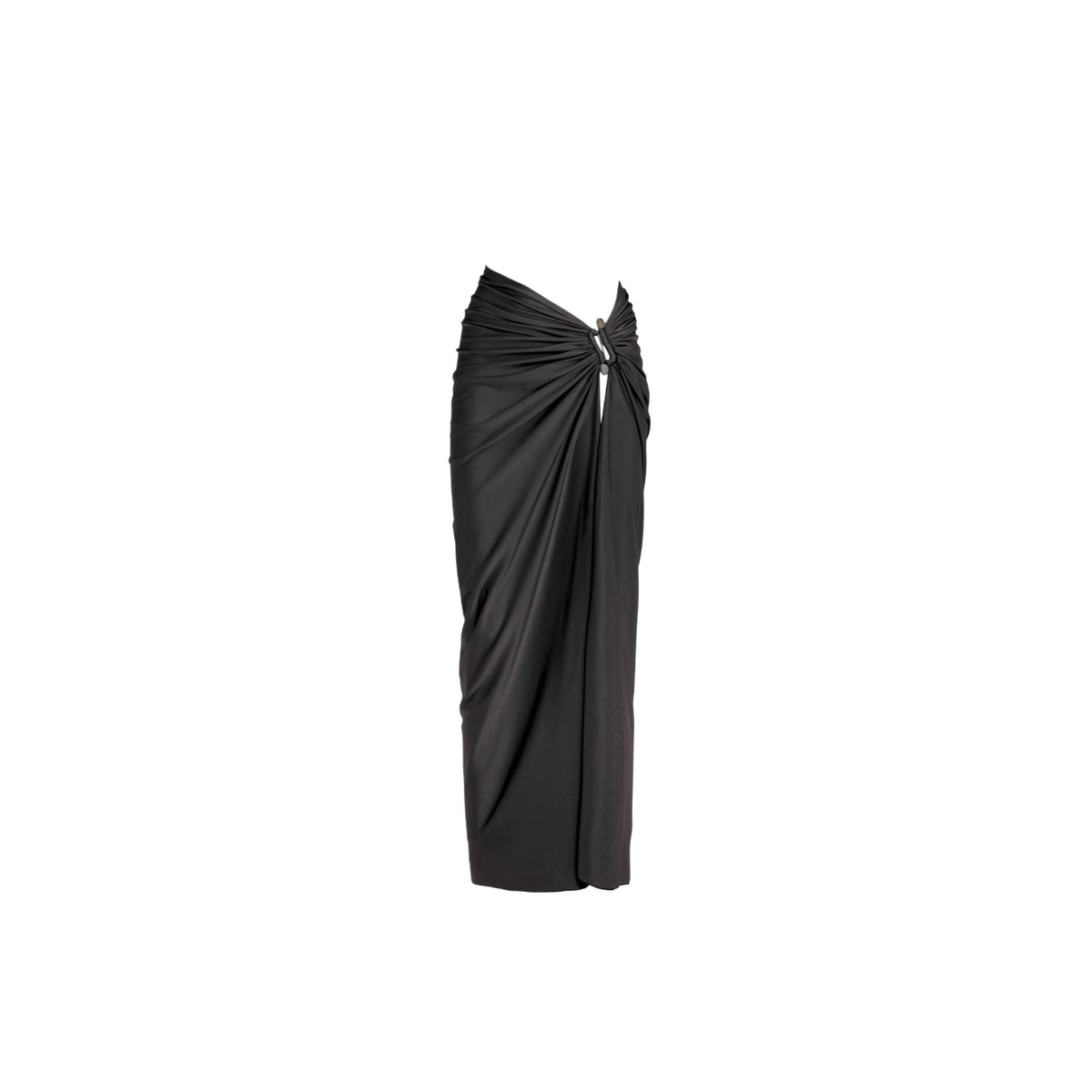 ISABEL BEACHWEAR BAMBOO MIDI RING LYCRA BLACK