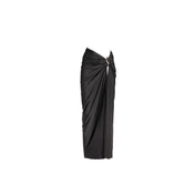 ISABEL BEACHWEAR BAMBOO MIDI RING LYCRA BLACK