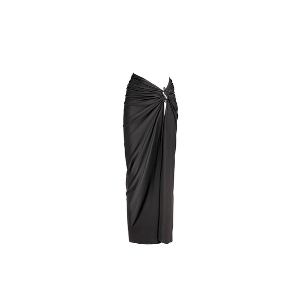 ISABEL BEACHWEAR BAMBOO MIDI RING LYCRA BLACK